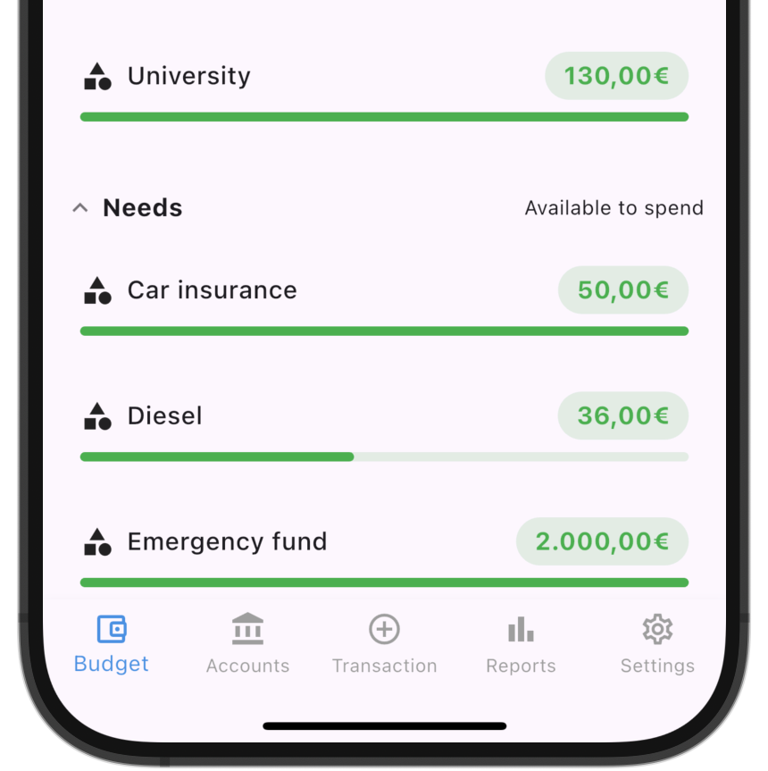 DreamBudget App Screenshot